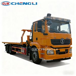 Shacman 6x4 <b>Flatbed</b> Wrecker <b>Truck</b> with Road Rescue Heavy Duty Tow <b>Truck</b> for Accident Vehicle Recovery - Product Image 3