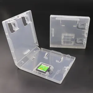 Caixa de logotipo transparente, caixa preta transparente para jogos de tabuleiro e de jogos personalizados para nintendo ds 3ds switch pro
