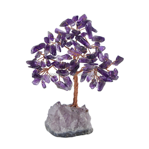 Wholesale High-quality Natural <strong>Amethyst</strong> Crystal Crafts Handmade Modern Style DIY Cluster-Based Therapeutic Purple Feng Shui Home - Product Image 1