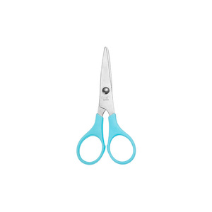 Children's Craft Scissors Stainless Steel Blue <b>Orange</b> Straight And Curved Head <b>Paper</b> Cutting Diy Home Use - Product Image 4