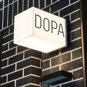 Biểu tượng tùy chỉnh 3D ĐÔI in kim loại không thấm nước Acrylic dẫn đăng ký hộp đèn cho cửa hàng kinh doanh cà phê cửa hàng ngoài trời biển - Product Image 3