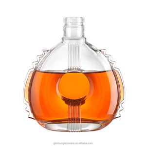 Antike 1-Liter-Flasche in Totenkopfform aus schwarzem Glas für Wodka, Whiskey, Brandy, <span class=keywords><strong>Gin</strong></span>, Rum, Tequila und andere Spirituosen mit Korkverschluss - Product Image 5
