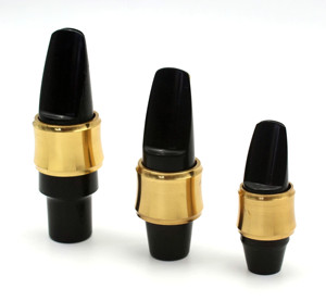 Embouchure de saxophone en caoutchouc dur doré pour la musique de Pâques, avec ligature de saxophone à anneau métallique - Product Image 2