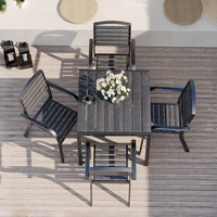 Chaise de salle à manger en plastique empilable d'extérieur avec accoudoirs et dossier, chaise de restaurant d'hôtel en PP