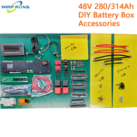 Desain Modular Lubang Pra-Bor 16S 48V Casing Baterai LiFePO4 Prismatic  Kemasan Baterai Pra-rakit Winfinova BMS
