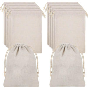 Estampage à chaud Logo coton cordon bijoux emballage sacs sachets scellés à rabat pour phytothérapie chinoise et bijoux - Product Image 4