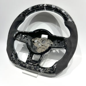 Volant sport en fibre de carbone forgée argentée <span class=keywords><strong>Alcantara</strong></span> pour Volkswagen MK7 MK6 MK5 <span class=keywords><strong>Golf</strong></span> R GTI GTS GTD GTI <span class=keywords><strong>Golf</strong></span> <span class=keywords><strong>7</strong></span> <span class=keywords><strong>Golf</strong></span> - Product Image 2