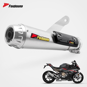 Sistema de Escape <span class=keywords><strong>para</strong></span> Motocicleta Forsound, Precio de Fábrica al por Mayor, Silenciador de Carreras <span class=keywords><strong>para</strong></span> <span class=keywords><strong>BMW</strong></span> S1000rr, Tubo de Acero Inoxidable con Corte Corona <span class=keywords><strong>para</strong></span> MotoGP - Product Image 6