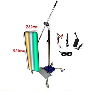 ZR Nouvelle Lampe PDR Professionnelle pour Réparation de Bosses de Voiture, Lumière LED Réglable 9 Couleurs avec Roue en Acier Inoxydable Rotative à 360 Degrés - Product Image 1