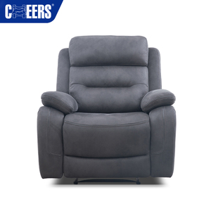 <span class=keywords><strong>Silla</strong></span> <span class=keywords><strong>Reclinable</strong></span> Manual de Alta Gama con Respaldo Alto y Reposabrazos Anchos, en Tela <span class=keywords><strong>Gris</strong></span> Moderna, Venta al Por Mayor de Fábrica MANWAH CHEERS - Product Image 2