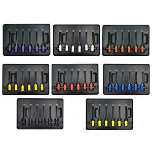 Tandheelkundige <span class=keywords><strong>NiTi</strong></span> handgebruikte rotatievijlen set, warmte-geactiveerde supervijlen SX tot F3 voor wortelkanaalbehandeling - Product Image 1