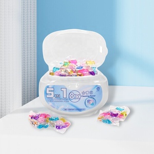 Capsules de lessive écologiques SANYUAN 20g, pouvoir nettoyant super concentré, détergent liquide pour lessive, capsules de lavage en vrac - Product Image 2