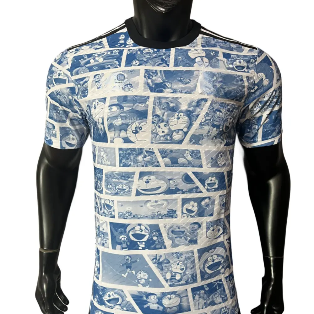 24 25 Fully Customized Name Number Sponsor Logo Quick Dry Maillot De Football Shirt's Men Soccer Jersey Football Uniform
