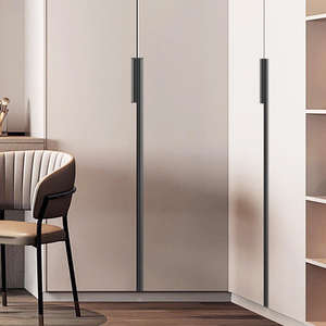 Matériel d'armoire de chevet en alliage d'aluminium sans fente en forme de L épaissi Conception simple moderne pour l'utilisation de la garde-robe Renforcer - Product Image 5