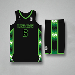 HOSTARON Uniformes de <span class=keywords><strong>Baloncesto</strong></span> Reversibles Clásicos en Blanco y Negro Sublimados, Personalizados, al por Mayor, Económicos, 100% Poliéster - Product Image 1