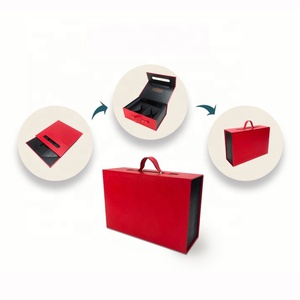 Chengruo-Paleta de <span class=keywords><strong>Papel</strong></span> Emballage Personalizada, caja de <span class=keywords><strong>Papel</strong></span> plegable con Cierre magnético, embalaje de regalo con cinta, OEM - Product Image 3