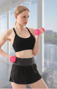 High Quality Gym Fitness 1kg 2kg 3kg <strong>4kg</strong> Customized Weights Neoprene Coated Pvc <strong>Dumbbells</strong> Set With RackNeoprene <strong>Dumbbells</strong> - Product Image 2