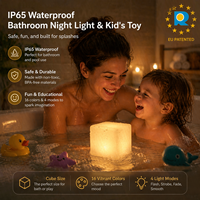 Cube lumineux LED moderne de 30 cm/11,8 pouces pour la maison, le bar, l'hôtel, la salle de sport et les salles à manger - Plastique résistant à l'eau