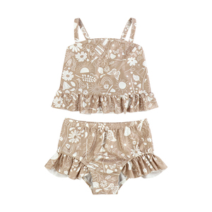 Nuovo Costume da Bagno per Ragazze 2023, Bikini di Alta Qualità, Grazioso Costume da Bagno a Bretelle per Bambine, Costume da Bagno Leopardato per Ragazze - Product Image 2