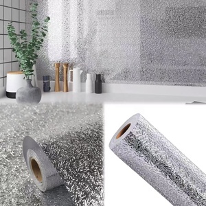 ORON DECO Custom 3D carta da parati autoadesiva <span class=keywords><strong>per</strong></span> <span class=keywords><strong>mobili</strong></span> in alluminio da cucina adesivo da parete Peel and Stick impermeabile carta da parete - Product Image 1