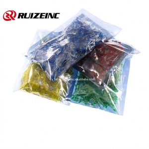 Lumière LED 5MM, ampoule à insertion droite rouge/vert/jaune/bleu/blanc de 3MM, 1000 pièces/paquet - Product Image 1