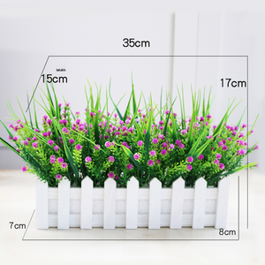 Plantas Artificiales de Gypsophila en Maceta, Flores Falsas de Plástico, Plantas Decorativas Artificiales para Sala de Estar, Adorno de Jardín - Product Image 6