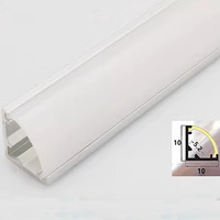 Lampe linéaire de gypse lumineuse sans plafond intégrée Bande lumineuse à LED visible d'angle de salon Lampe linéaire sans plafond