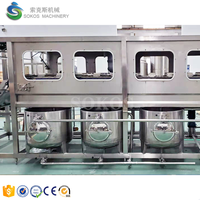 Machine de remplissage d'eau SOKOS 5 gallons, machine de lavage et de remplissage d'eau 20 litres, usine de remplissage d'eau 20L