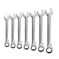 Llave de Trinquete Combinada Bidireccional de 10 mm, Grado Industrial, Acero al Cromo Vanadio, Métrica, OEM, Herramienta de Reparación de Carrocería