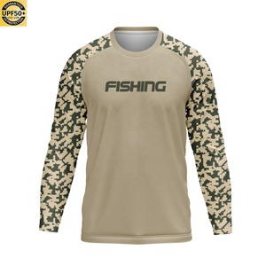 Chemises de pêche personnalisées à sublimation respirantes, légères, anti-UV, effet rafraîchissant, protection solaire UPF 50, manches longues, vêtements de pêche performants - Product Image 3