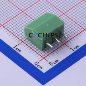 KF350-3.5-3P Screw Terminal Block Through hole Component (THT),P=3.5mm Connector 1x3P 3.5mm Green Through Hole - Product Image 2
