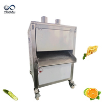 Mesin Pemotong Sayur dan Buah YouBan Tipe Down Press Komersial, Bahan Stainless Steel Food Grade