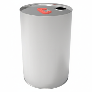 Kontensan L640 Cylindrical Metal Tin Container 23 Liter <b>Large</b> Agricultural <b>Storage</b> 277mm X 390mm Turkey - Product Image 2