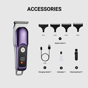 Máquina eléctrica popular para cortar el cabello, máquina para cortar el cabello, recargable, inalámbrica, Mini cortadora de pelo de peluquero, 2 velocidades ajustables - Product Image 5