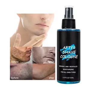 Beliebte Männer Bart pflege Produkt After Shave Bio natürliche vegane Friseur beruhigende feuchtigkeit spendende Aftershave Köln