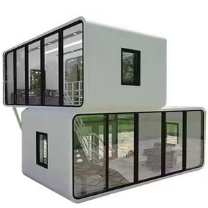 บ้านสำเร็จรูปคอนเทนเนอร์เคลื่อนที่ขนาดเล็ก รุ่นใหม่ล่าสุด ปี 2025 หรูหรา ขนาด 20 ฟุต 40 ฟุต ห้องสำเร็จรูปแบบพกพา Apple Cabin - Product Image 1