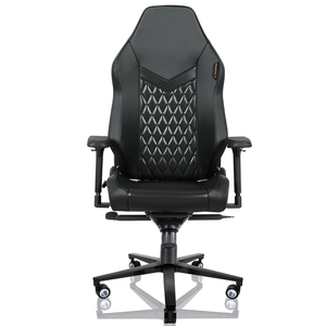 Chaise de <span class=keywords><strong>bureau</strong></span> JL Professional Silla Gamer en cuir vintage noir Chaise de jeu pivotante 4D en métal pour adultes - Product Image 3