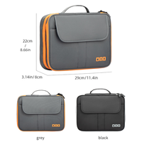Grande capacité 9-11 pouces sac organisateur de voyage Durable Portable rembourré étui de transport pour tablettes Design à la mode fait