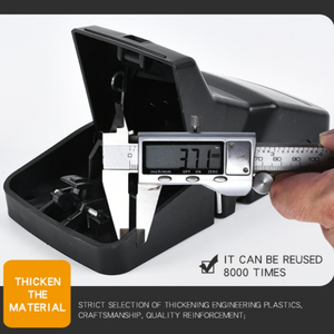 Piège à rat en plastique réutilisable pour lutter contre les rongeurs, tueur de <span class=keywords><strong>souris</strong></span> noir - Product Image 4
