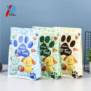 Produttore personalizzato grande fondo piatto reale all'ingrosso riciclabile LDPE <span class=keywords><strong>cibo</strong></span> per cani sacchetti con cerniera Top 500g-20kg <span class=keywords><strong>cibo</strong></span> per animali - Product Image 2