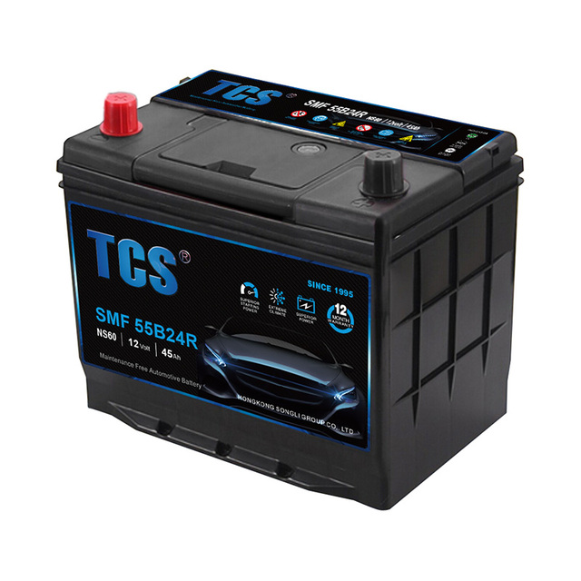 High Stability Japanese Jis Cars/Vehicle 380 Cca 36 Ah 55B24R Ns60 Quick Charging Car Battery for Quick Engine