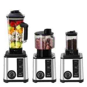 Blender 3 dalam 1, penggiling daging nyaman Blender komersial 9500W 6 bilah pisau Juicer sayuran