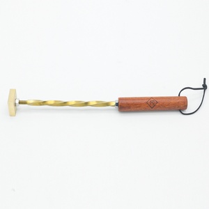 อาหารจานด่วน เบอร์เกอร์ บาร์ สเต็ก คาเฟ่ บาร์บีคิว ครัว เบเกอรี่ อาหาร มะพร้าว ตราโลโก้ทองเหลือง ปั๊มโลโก้ตามสั่ง ปรับแต่งได้ ช่างทำอาหาร อุปกรณ์ครัว - Product Image 3