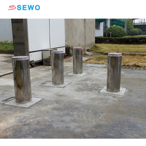 SEWO dissuasori rimovibili manuali barricata di sicurezza strada 304 dissuasore barriera in acciaio inox con cinghie riflettenti - Product Image 5