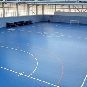 Tapis de sol mobile de gymnastique pour volley-ball, sur pied - Product Image 1