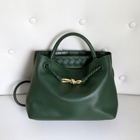 Sac à Main Épaule et Bandoulière en Cuir Véritable Style National Vintage pour Femme Toutes Saisons Imperméable