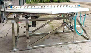 सोने की कंपन तालिका को अलग करने के लिए दोहरी-शेकर सफाई टेबल जिमिनी हिंग टेबल - Product Image 3