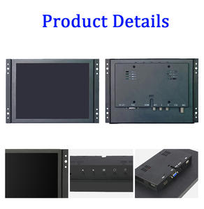 شاشة عرض صناعية مدمجة LCD بإطار مفتوح عالية السطوع 1000 شمعة/م² مقاس 15 و17 و19 بوصة بدون تأثير الثلج على الإشارة مع منافذ AV وBNC - Product Image 6