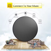 El Mejor Altavoz Inalámbrico BT Portátil con Micrófono, Tarjeta TF, Radio FM y AUX para Teléfono Móvil, Bluetooth, Uso Doméstico