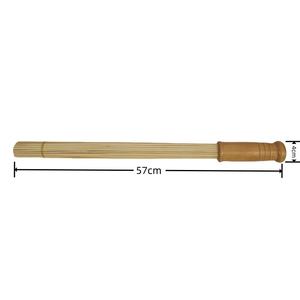 57cm Natürlicher Bambus-Massagestab für Massage Venik für Sauna und Russische Banja - Product Image 4
